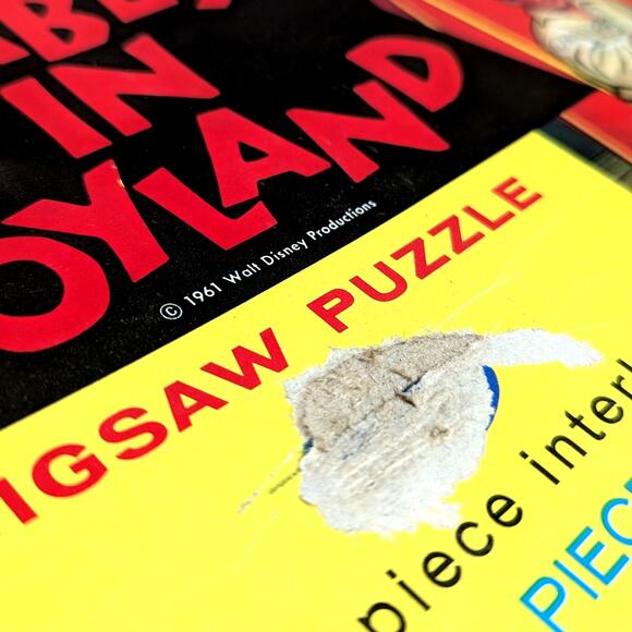 Walt Disney Babes in Toyland Collectible Jigsaw Puzzle – 1961 Disneyana Treasure - Picture 9 of 12